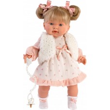 Інтерактивна лялька, що плаче "Alexandra", 42 см, в білому жилеті - Llorens 42276