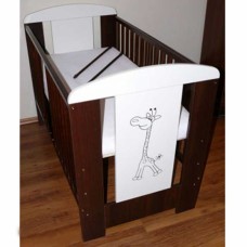 Дитяче ліжечко Klups Safari Zyrafka (з ящиком)