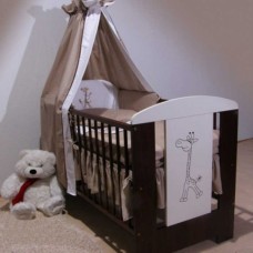 Дитяче ліжечко Klups Safari Zyrafka (з ящиком)