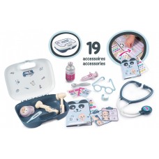 Ігровий набір Smoby Toys Кейс Догляд за лялькою з аксесуарами для догляду та лікування (240301)